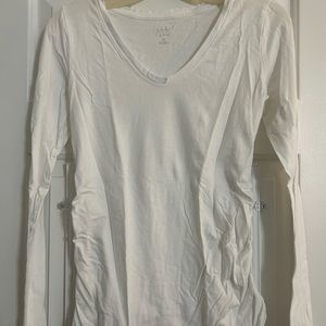 V neck maternity shirt